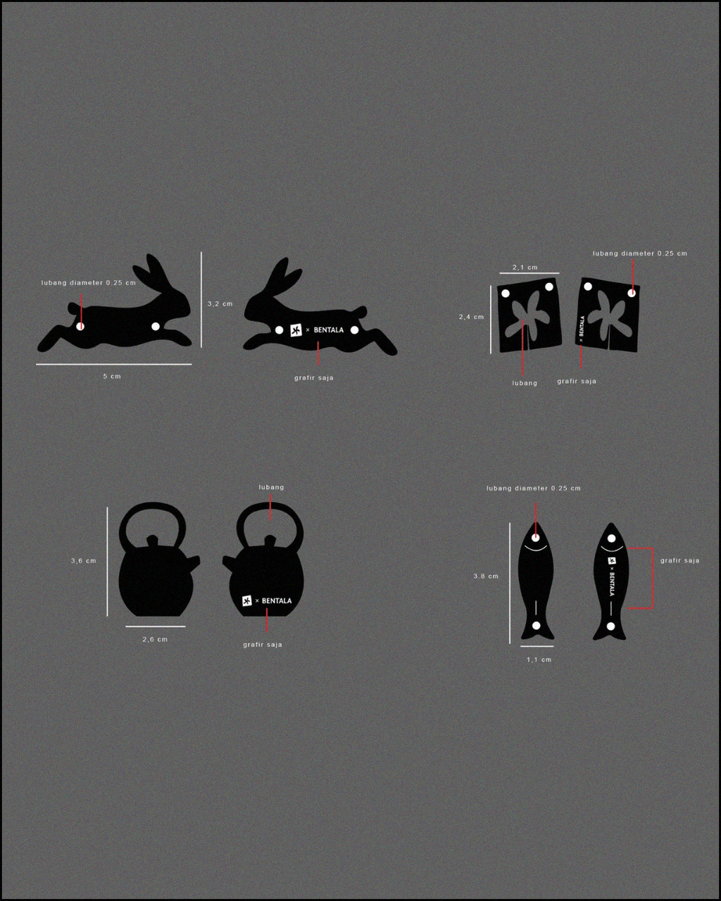 ÂME x Bentala Steel Charms