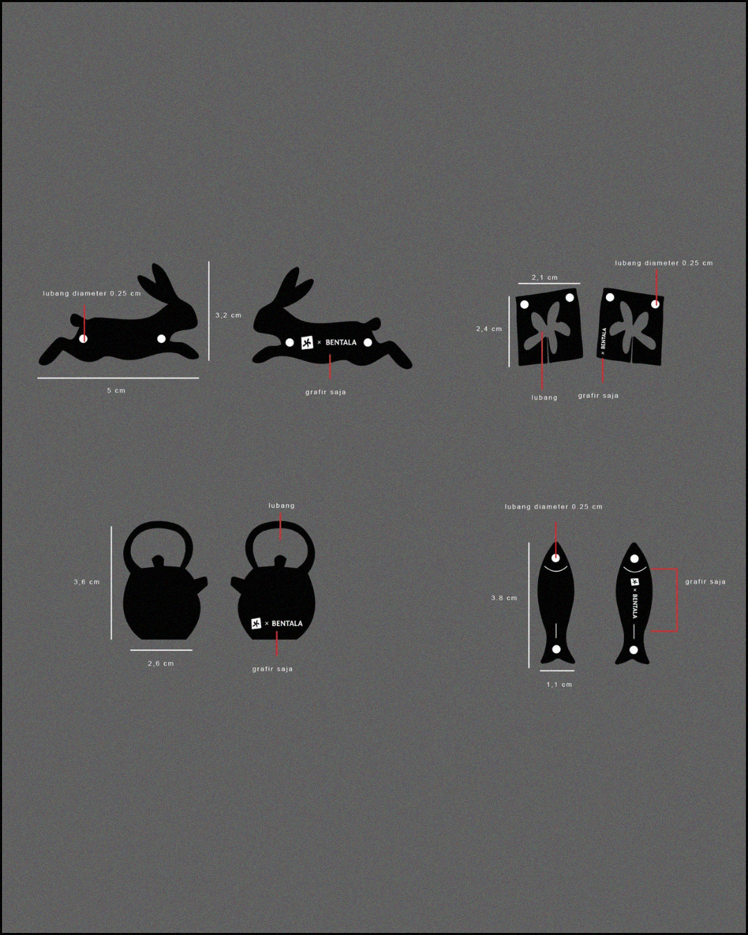 ÂME x Bentala Steel Charms